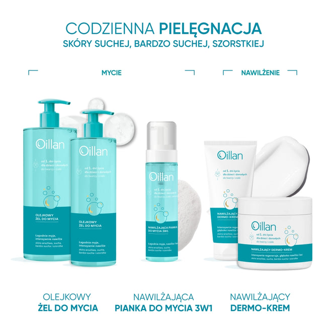 Oillan Olejkowy żel do mycia 400ml