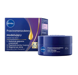 Nivea Przeciwzmarszczkowy modelujący krem na noc 65+ 50ml