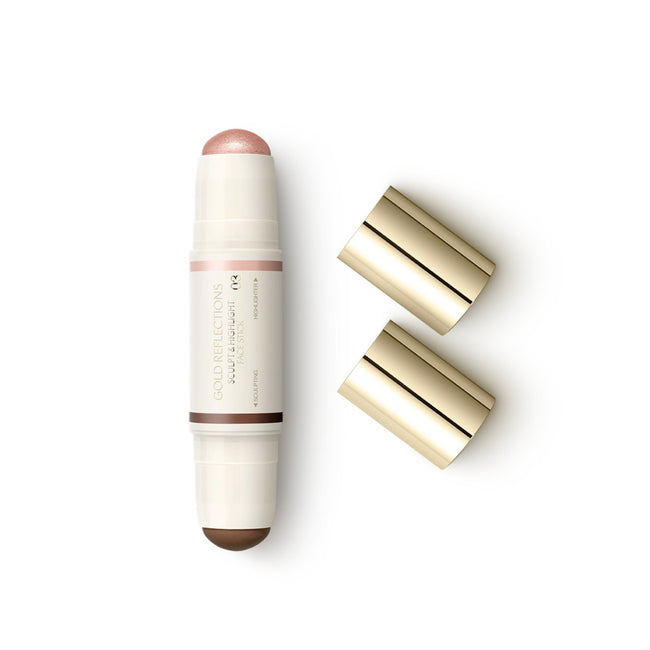 KIKO Milano Gold Reflections Sculpt & Highlight Face Stick matowy bronzer i rozświetlacz w sztyfcie