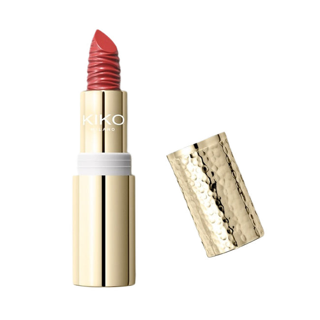 KIKO Milano Gold Reflections Gleam & Care Lipstick SPF30 kremowa odżywcza pomadka do ust