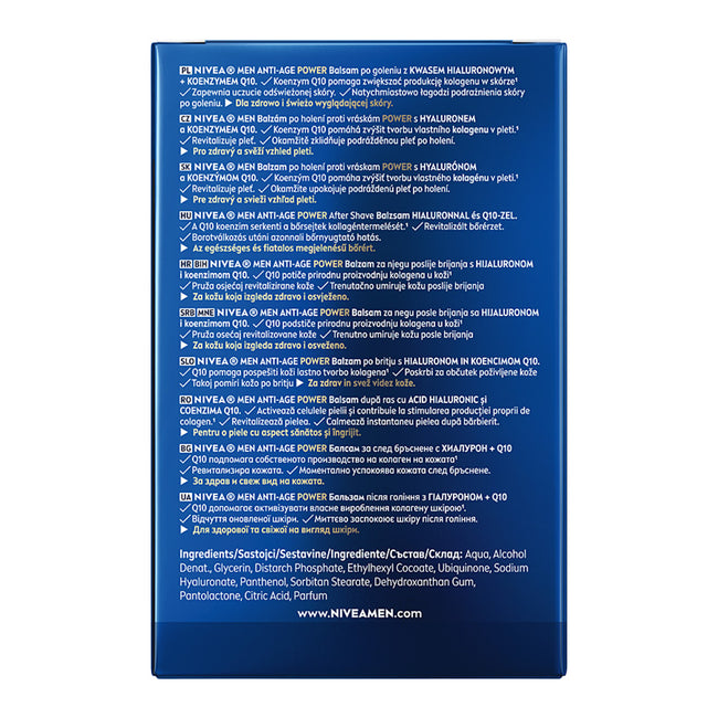 Nivea Men Anti-Age Power przeciwzmarszczkowy balsam po goleniu 100ml