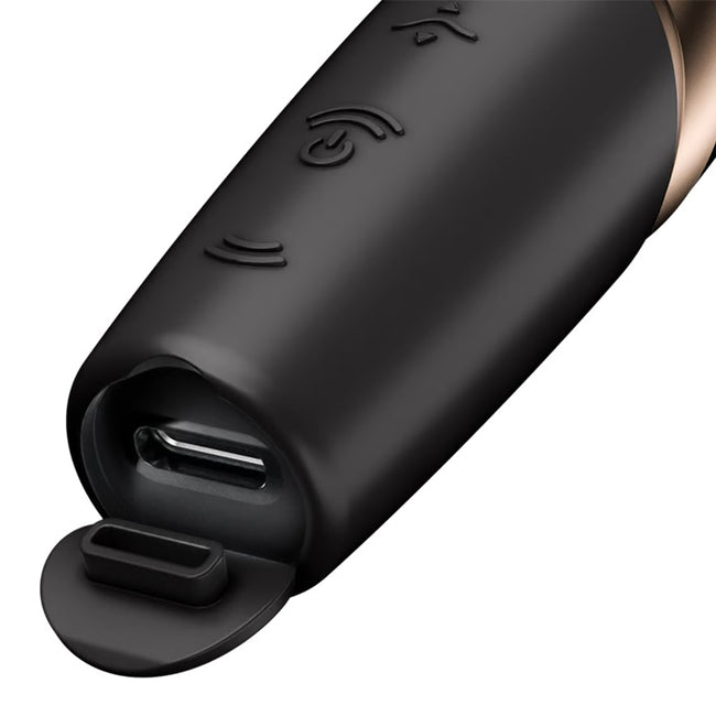 Satisfyer Perfect Kiss bezdotykowy stymulator łechtaczki Black