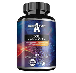 Apollo's Hegemony DGL + Aloe Vera suplement diety 180 kapsułek