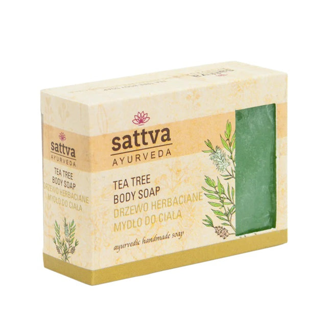Sattva Glicerynowe mydło do ciała Drzewo Herbaciane 125g