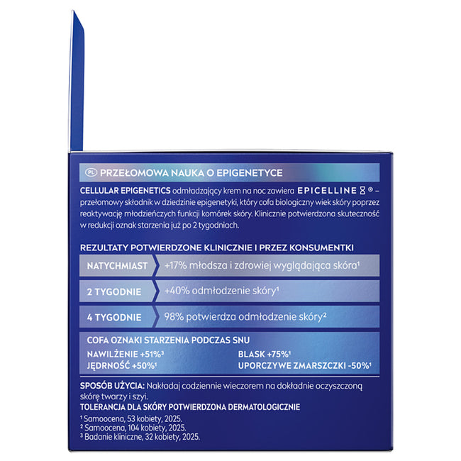 Nivea Cellular Epigenetics odmładzający krem na noc 50ml