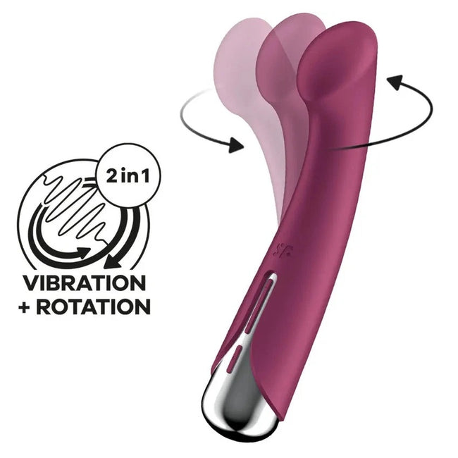 Satisfyer Spinning G-Spot 1 obrotowy wibrator punktu G Red