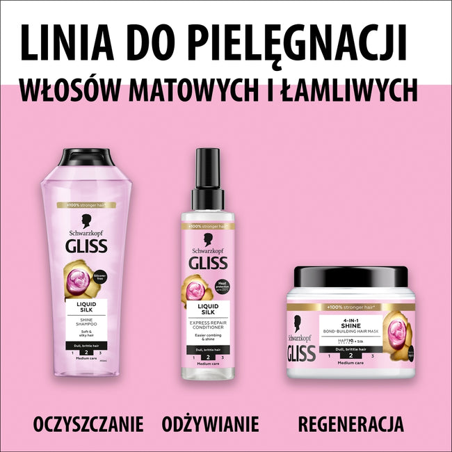 Gliss 4-in-1 Shine maska nadająca blasku 400ml