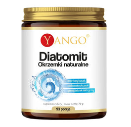Yango Diatomit okrzemki naturalne suplement diety w proszku 70g