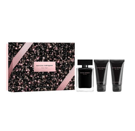 Narciso Rodriguez For Her zestaw woda toaletowa spray 50ml + balsam do ciała 50ml + żel pod prysznic 50ml