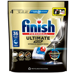 Finish Ultimate Plus Fresh kapsułki do mycia naczyń w zmywarce 36szt