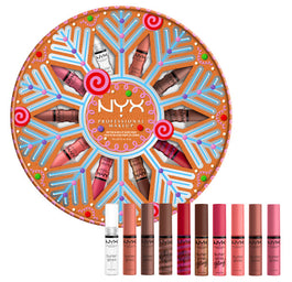 NYX Professional MakeUp Holiday Butter Gloss Vault zestaw błyszczyków 10x8ml
