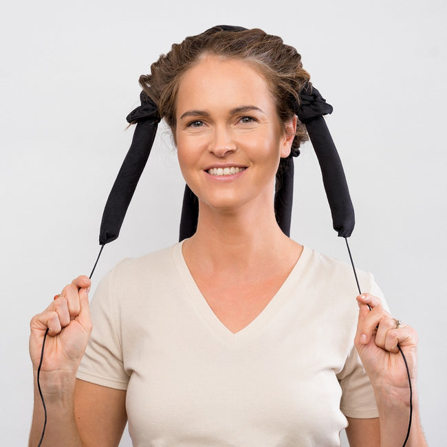 Glov CoolCurl Spider Set wałki do kręcenia włosów na zimno do włosów długiej i średniej długości Black 4szt