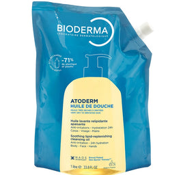 Bioderma Atoderm Huile De Douche nawilżający olejek pod prysznic i do kąpieli refill 1000ml