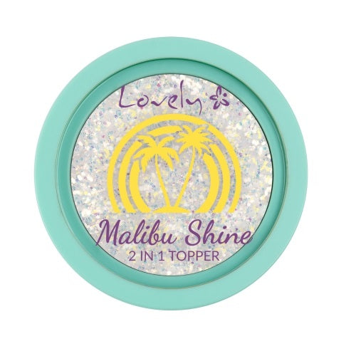 Lovely Malibu Shine glitterowy topper 2w