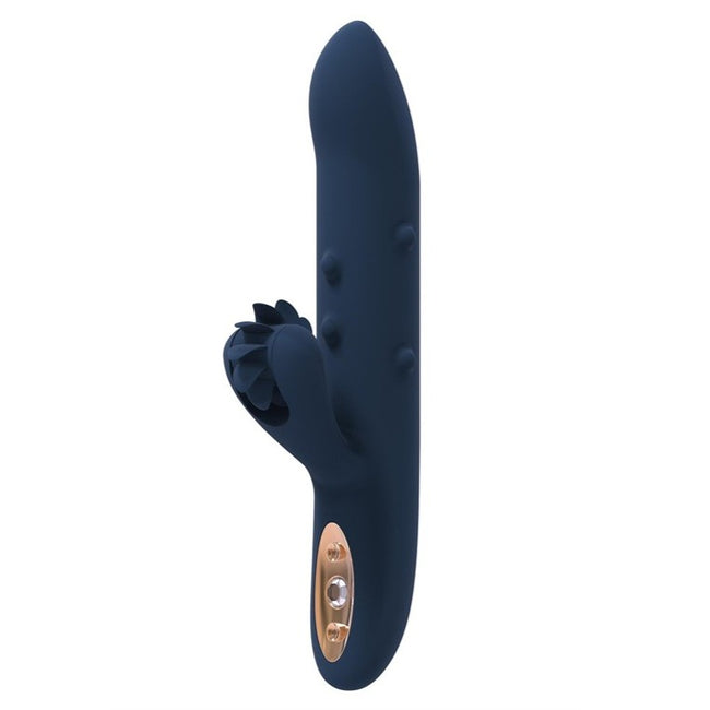 Dream Toys Goddess Collection Athena wibrator-królik z ruchomymi kulkami i języczkami