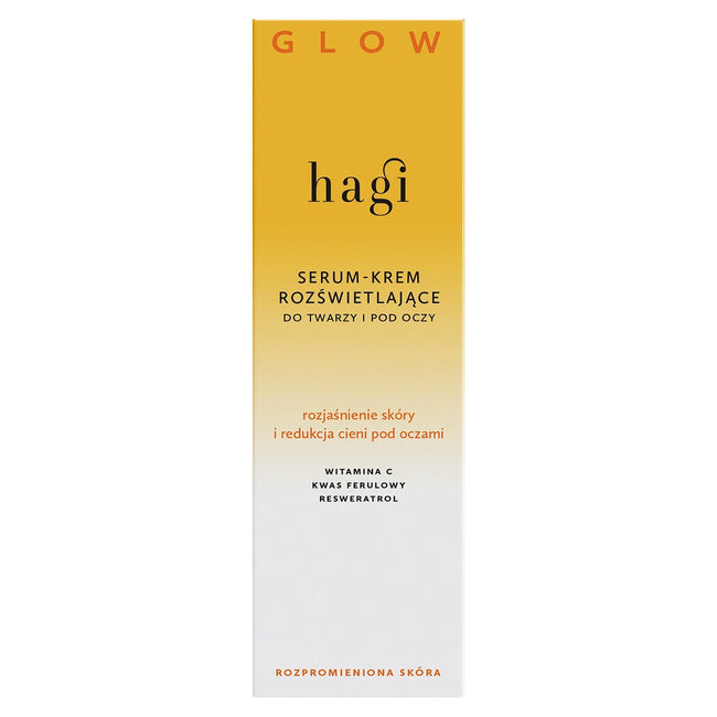 Hagi Glow serum-krem rozświetlające do twarzy i pod oczy 30ml
