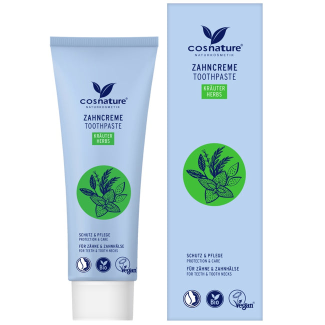 Cosnature Toothpaste ziołowa pasta do zębów z fluorem 75ml