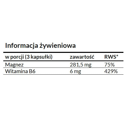 Apollo's Hegemony Magnesium Balance suplement diety 180 kapsułek