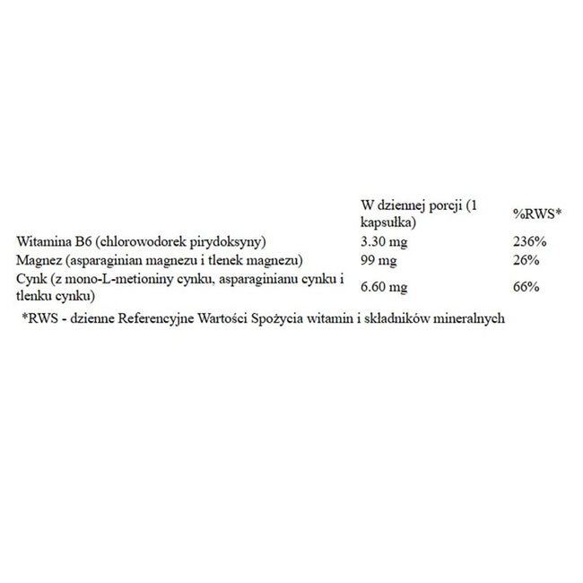 Now Foods ZMA Sports Recovery magnez + cynk + B6 suplement diety 90 kapsułek