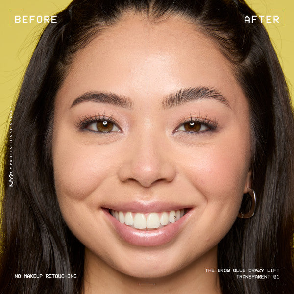 NYX Professional MakeUp The Brow Glue Crazy Lift super utrwalający żel do brwi