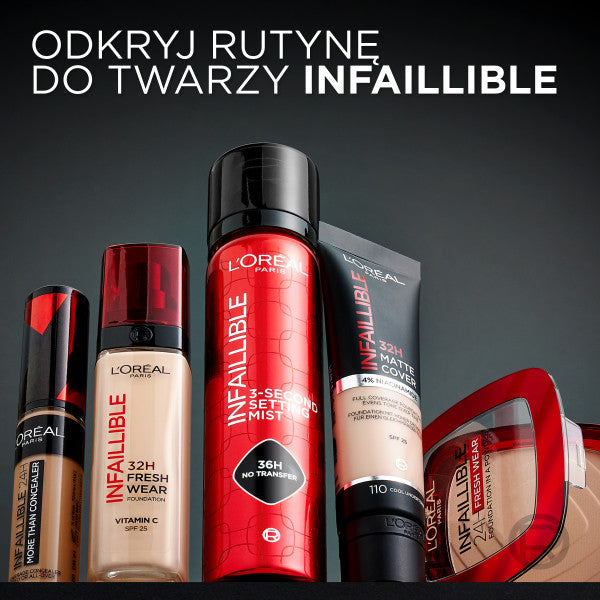 L'Oreal Paris Infaillible 3-Second Setting Mist 3-sekundowy spray utrwalający makijaż 150ml