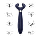 Satisfyer Endless Fun Multi Vibrator wibrator dla par Blue