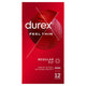 Durex Feel Thin cienkie prezerwatywy lateksowe 12szt