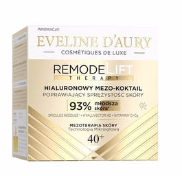 Eveline Cosmetics Eveline d'Aury Remodelift Therapy hialuronowy mezo-koktail poprawiający sprężystość skóry 40+ 50ml