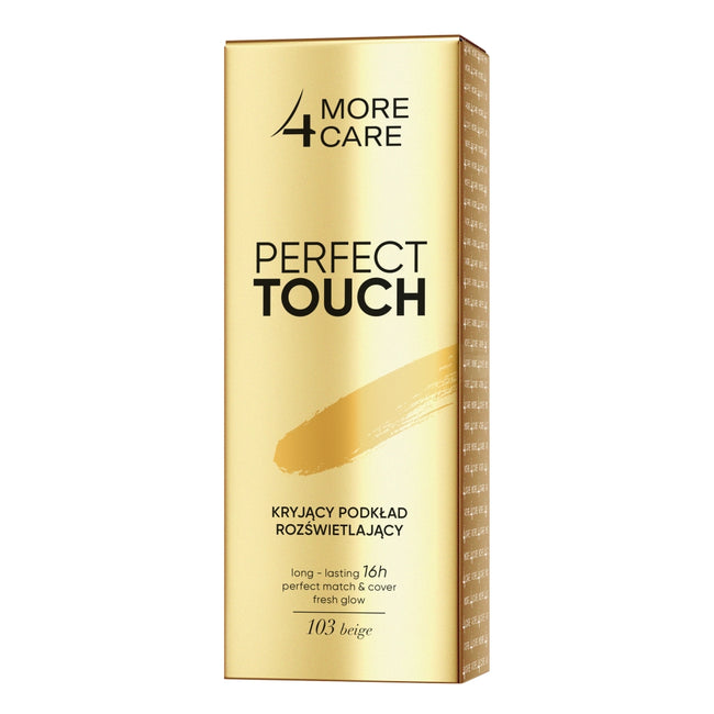 More4Care Perfect Touch kryjący podkład rozświetlający