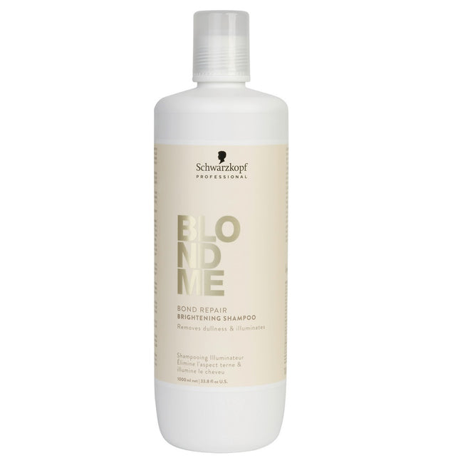 Schwarzkopf Professional BlondMe Bond Repair Brightening Shampoo rozświetlający szampon do włosów 1000ml