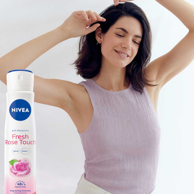 Nivea Fresh Rose Touch antyperspirant spray 250ml
