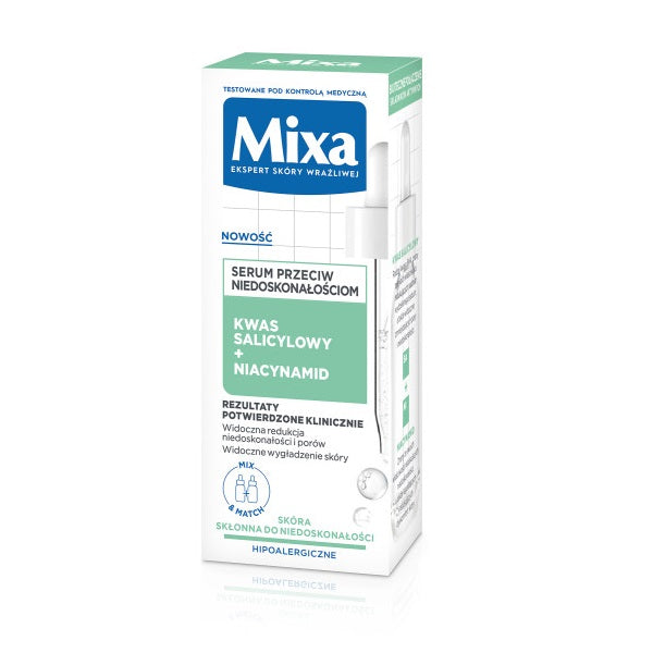 MIXA Lab serum przeciw niedoskonałościom Kwas Salicylowy + Niacynamid 30ml