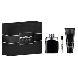 Mont Blanc Legend zestaw woda toaletowa spray 100ml + woda toaletowa spray 7.5ml + żel pod prysznic 100ml