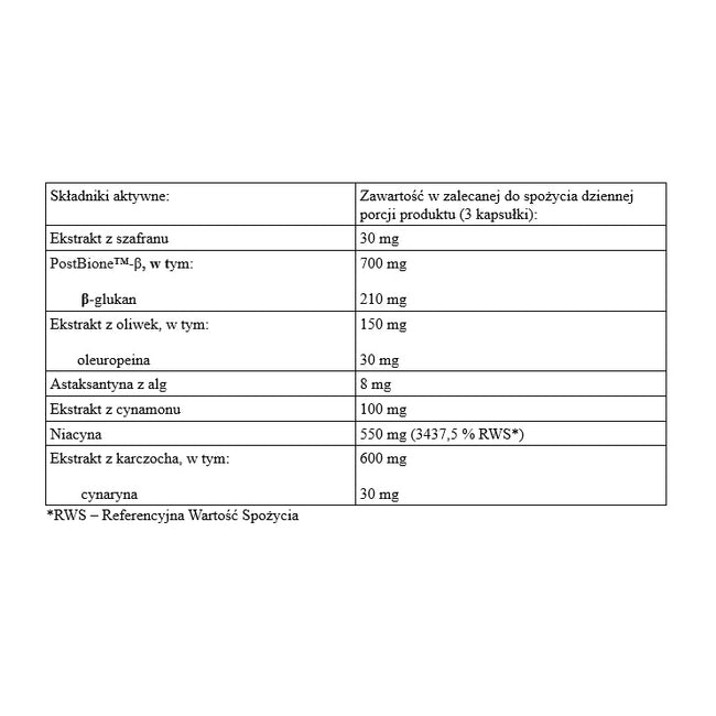 LAB ONE N°1 Cholesterol Control suplement diety wspierający poziom cholesterolu 90 kapsułek