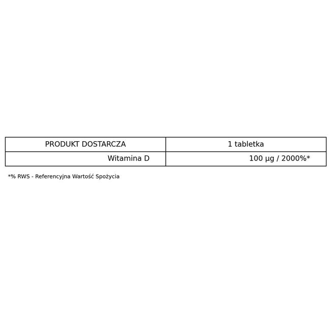 Möller's Witamina D3 4000 IU suplement diety 90 tabletek