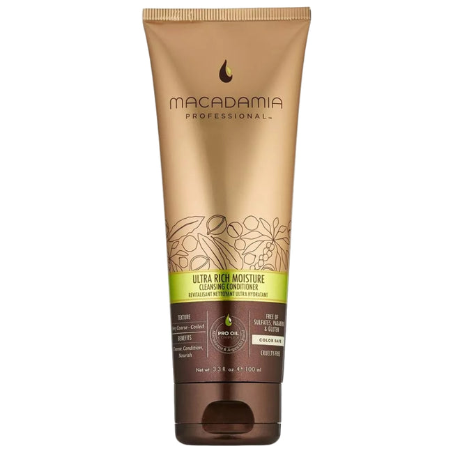 Macadamia Professional Ultra Rich Moisture Cleansing Conditioner oczyszczająca odżywka do włosów grubych i kręconych 100ml
