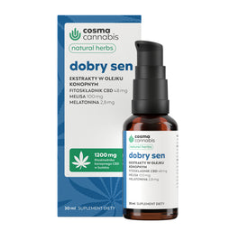 Cosma Cannabis Dobry Sen ekstrakty w olejku konopnym 30ml