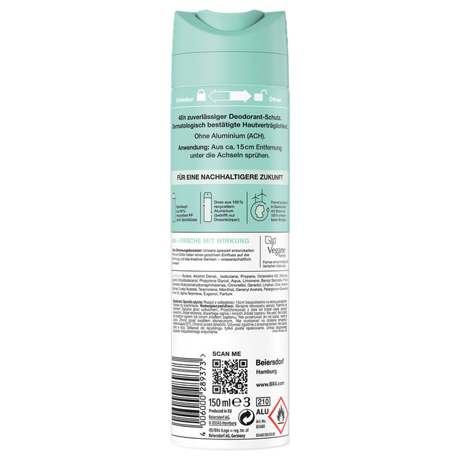 8x4 Fresh Lime dezodorant w sprayu 150ml