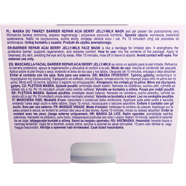 Nacomi Barrier Repair Acai Berry Jelly Milk maska do twarzy 80ml