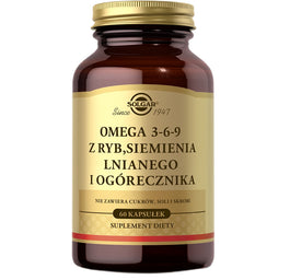 Solgar Omega 3-6-9 suplement diety 60 kapsułek