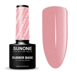 Sunone Rubber Base baza kauczukowa Pink Diamond 15 5ml