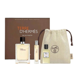 Hermes Terre D'Hermes zestaw woda toaletowa spray 100ml + woda toaletowa spray 15ml + żel pod prysznic 40ml