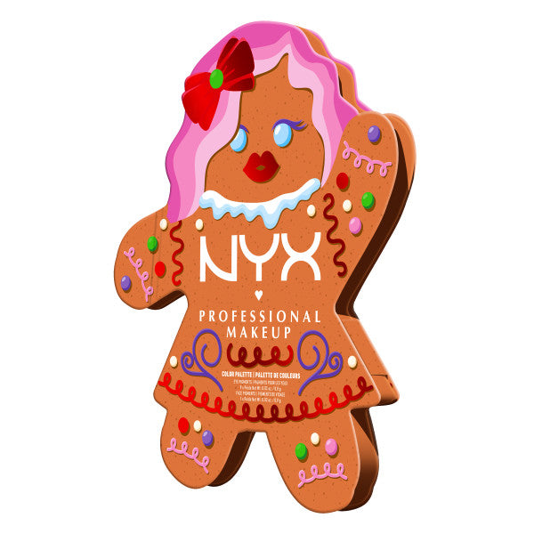 NYX Professional MakeUp Holiday Gingerbaddie Palette paleta cieni do powiek 10x0.8g