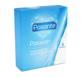 Pasante Passion prezerwatywy prążkowane 3szt