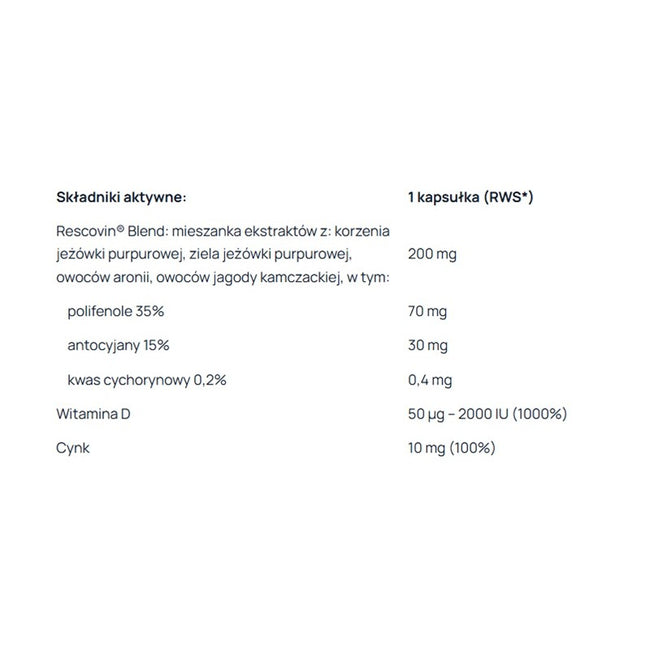 AronPharma Berroxin Complex Max suplement diety na odporność 30 kapsułek