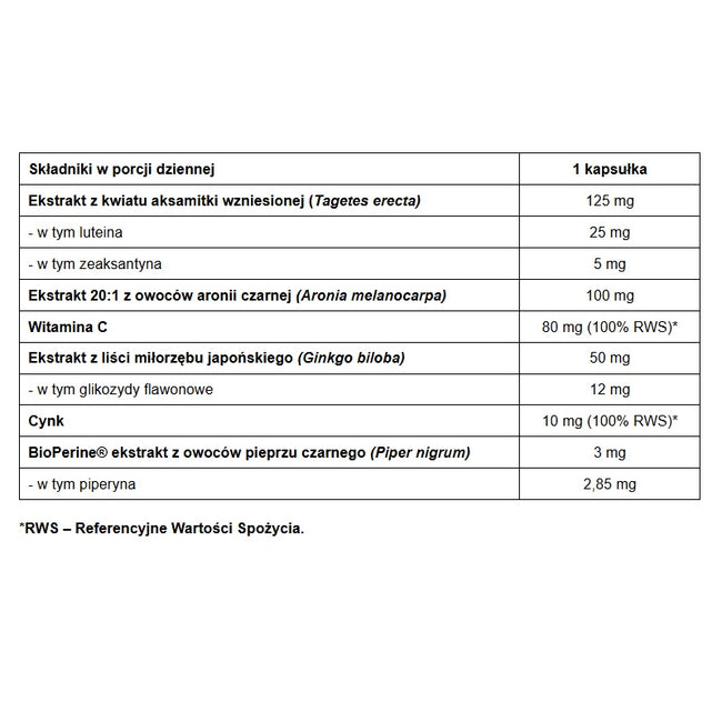 Pharmovit Optikan wzrok suplement diety 60 kapsułek