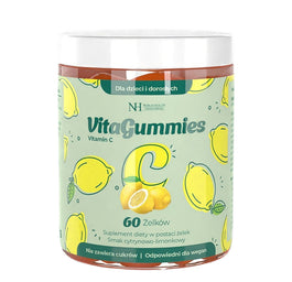 Noble Health VitaGummies Vitamin C suplement diety o smaku Cytrynowo-Limonkowym 60 żelków