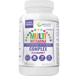 WISH Pharmaceutical Multiwitamina Complex + Prebiotyk suplement diety 120 kapsułek