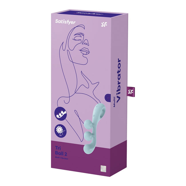 Satisfyer Tri Ball 2 wielofunkcyjny wibrator Light Blue
