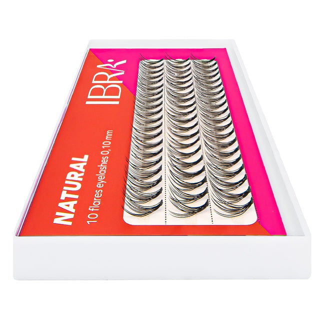 Ibra Kępki sztucznych rzęs Natural Knot-Free